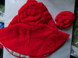 skipper red velvet coat and hat a